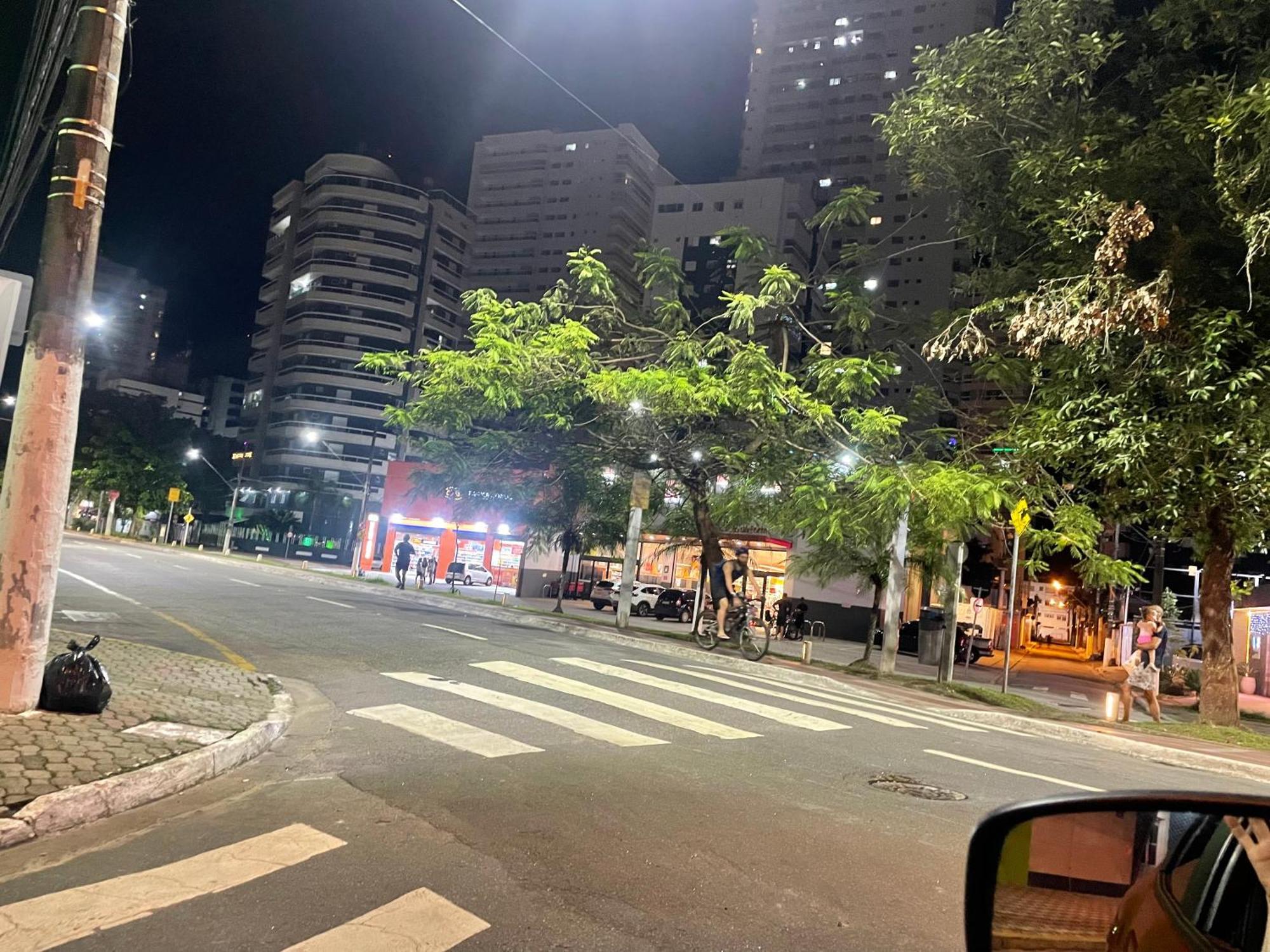 大普拉亚Apto Canto Do Forte Pg Av Mallet Wifi Tv Smart公寓 外观 照片